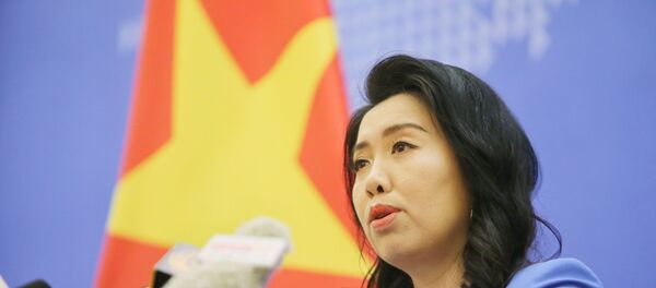Người phát ngôn Bộ Ngoại giao Lê Thị Thu Hằng thông báo một số hoạt động đối ngoại. - Sputnik Việt Nam