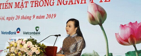 Bộ trưởng Bộ Y tế Nguyễn Thị Kim Tiến phát biểu. - Sputnik Việt Nam