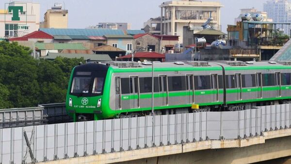 Tàu đường sắt Cát Linh - Hà Đông. - Sputnik Việt Nam