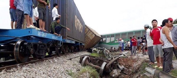  Hiện trường vụ tai nạn. - Sputnik Việt Nam