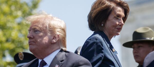 Tổng thống Mỹ Donald Trump và Chủ tịch Hạ viên, đảng viên đảng Dân chủ Nancy Pelosi - Sputnik Việt Nam