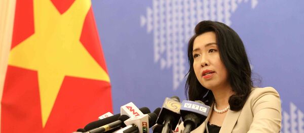 Người Phát ngôn Bộ Ngoại giao Lê Thị Thu Hằng trả lời báo chí và thông báo một số hoạt động đối ngoại của Việt Nam trong thời gian tới. Người Phát ngôn Bộ Ngoại giao Lê Thị Thu Hằng trả lời báo chí và thông báo một số hoạt động đối ngoại của Việt Nam trong thời gian tới. - Sputnik Việt Nam