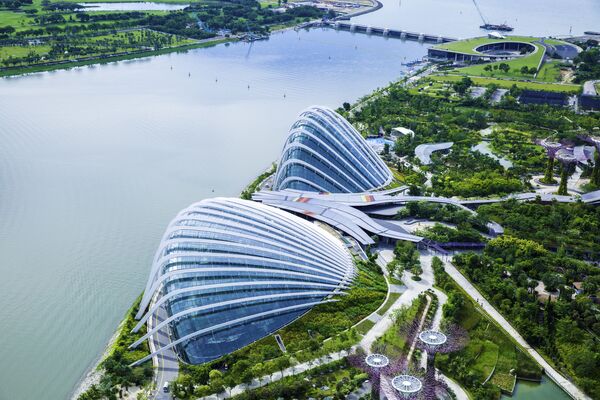 Phong cảnh Singapore nhìn từ tầm cao chim bay - Sputnik Việt Nam