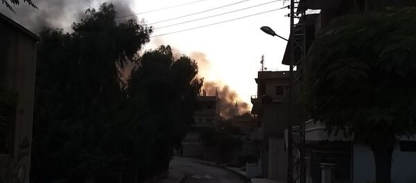 Hậu quả của các cuộc không kích của Thổ Nhĩ Kỳ ở khu vực thành phố Ras Al Ain của Syria - Sputnik Việt Nam