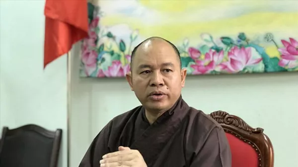 Thượng tọa Thích Đức Thiện nêu quan điểm tài sản công đức đều thuộc về Tăng.