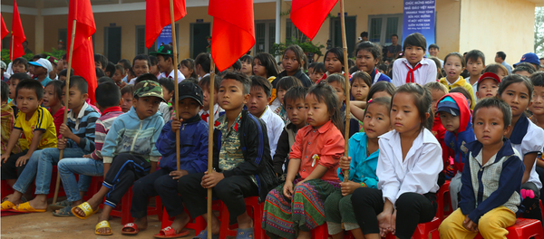 Học sinh trường tiểu học Đắk Plao, huyện Đắk G'long, tỉnh Đắk Nông. - Sputnik Việt Nam