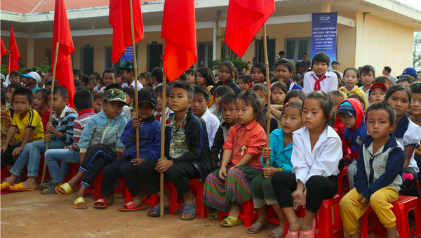 Học sinh trường tiểu học Đắk Plao, huyện Đắk G'long, tỉnh Đắk Nông. - Sputnik Việt Nam