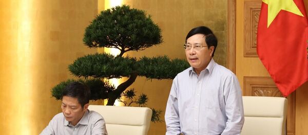 Phó Thủ tướng, Bộ trưởng Bộ Ngoại giao Phạm Bình Minh phát biểu khai mạc phiên họp. - Sputnik Việt Nam