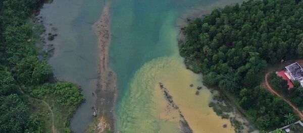 Khu vực hồ Đầm Bài Khu vực hồ Đầm Bài - Sputnik Việt Nam