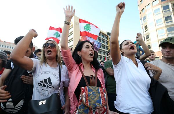 Lebanon: Biểu tình khiến đất nước tê liệt - Sputnik Việt Nam
