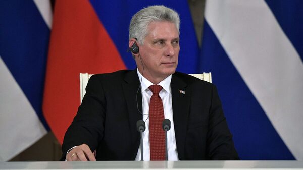 Chủ tịch Cuba Miguel Diaz-Canel Bermudez  - Sputnik Việt Nam