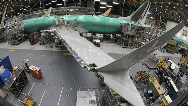 Máy bay Boeing 737 MAX 8 tại nhà máy Boeing 737 ở Renton, Hoa Kỳ - Sputnik Việt Nam