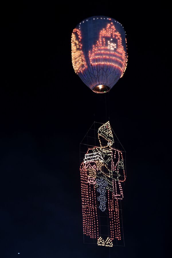 Khinh khí cầu tại Tazaungdaing Lighting Festival ở Myanmar - Sputnik Việt Nam