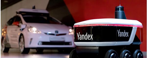 Yandex giới thiệu robot không người lái chuyển phát nhanh. Yandex giới thiệu robot không người lái chuyển phát nhanh. - Sputnik Việt Nam