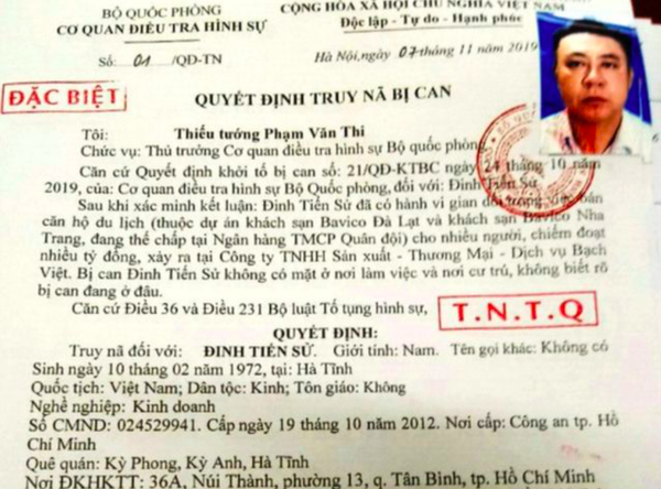 Bộ Quốc phòng truy nã Tổng Giám đốc Bavico - Sputnik Việt Nam