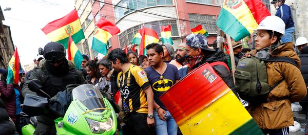 Người biểu tình ở Bolivia Người biểu tình ở Bolivia - Sputnik Việt Nam