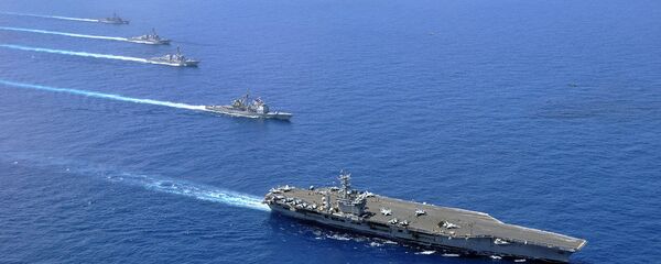 USS Nimitz, USS Chosin, USS Sampson và USS Pinkney ở Biển Đông - Sputnik Việt Nam