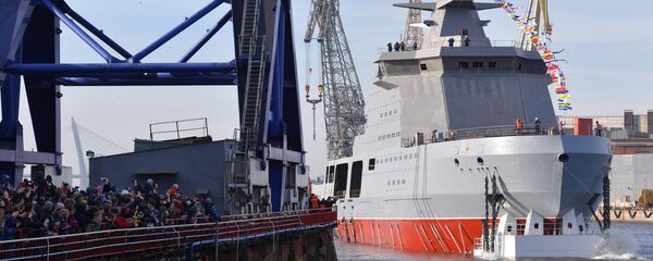 Ra mắt tàu tuần tra Ivan Papanin tại St. Petersburg Ra mắt tàu tuần tra Ivan Papanin tại St. Petersburg - Sputnik Việt Nam
