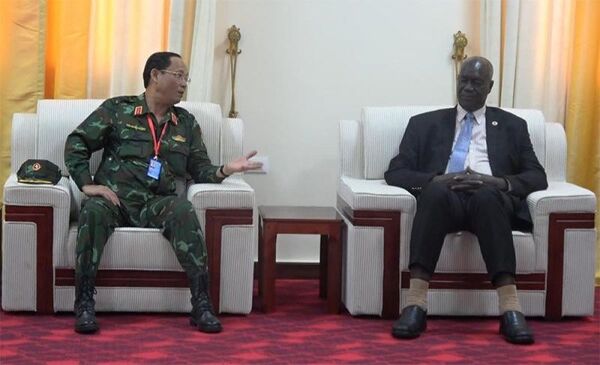 Nam Sudan đánh giá cao hoạt động chiến sĩ mũ nồi xanh Việt Nam Nam Sudan đánh giá cao hoạt động chiến sĩ mũ nồi xanh Việt Nam - Sputnik Việt Nam