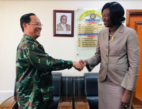Nam Sudan đánh giá cao hoạt động chiến sĩ mũ nồi xanh Việt Nam Nam Sudan đánh giá cao hoạt động chiến sĩ mũ nồi xanh Việt Nam - Sputnik Việt Nam