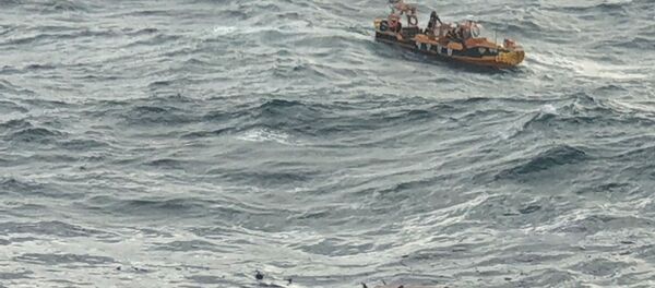 Cháy tàu cá ở Jeju - Sputnik Việt Nam