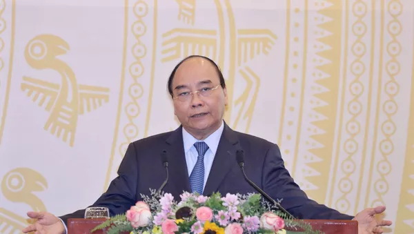 Thủ tướng Nguyễn Xuân Phúc phát biểu chỉ đạo tại hội nghị. - Sputnik Việt Nam