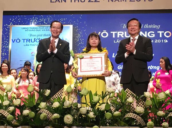 TP.HCM: 50 nhà giáo được trao tặng giải thưởng Võ Trường Toản năm 2019 TP.HCM: 50 nhà giáo được trao tặng giải thưởng Võ Trường Toản năm 2019 - Sputnik Việt Nam