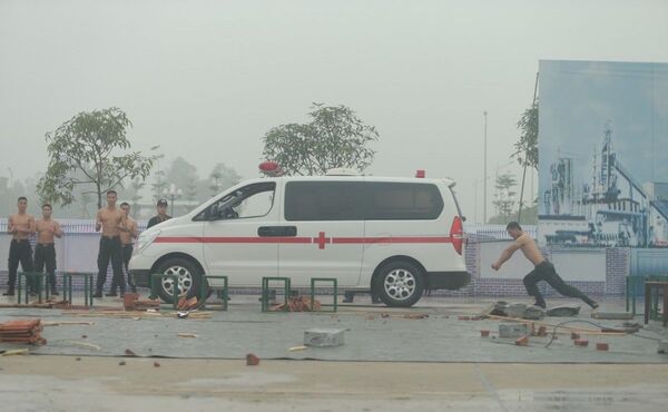 Hơn 1.000 CBCS Trung đoàn Cảnh sát cơ động tham gia cuộc diễn tập khí công - Sputnik Việt Nam