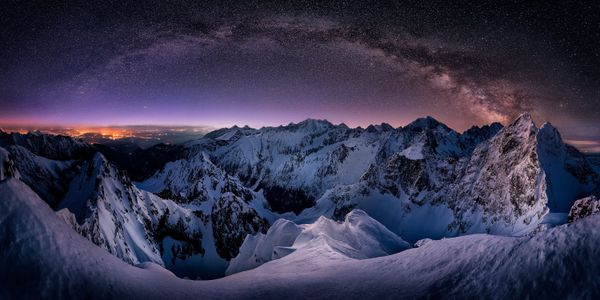 Bức ảnh Milion Stars In Mountains High Tatras (Hàng triệu ngôi sao trên núi High Tatras) của nhiếp ảnh gia Séc Jiri Benda, lọt Top 50 của AMATEUR - Landscape Nature (Thiên nhiên / Phong cảnh. Phần nghiệp dư) của Giải thưởng The Epson International Pano 2019 - Sputnik Việt Nam