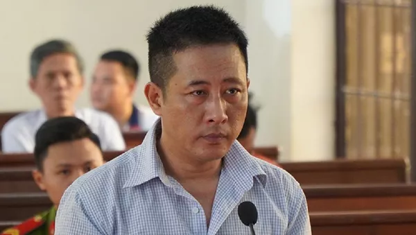 Nguyễn Tấn Phước, cựu CSGT Đồng Nai, tại tòa sáng 29/11.