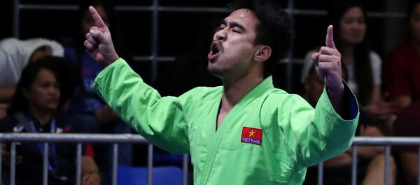 Võ sĩ Bùi Minh Quân đã tấm HCV - Sputnik Việt Nam