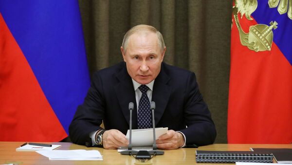 Chuyến thăm làm việc của Tổng thống Liên bang Nga V. Putin tới Quận Liên bang miền Nam - Sputnik Việt Nam