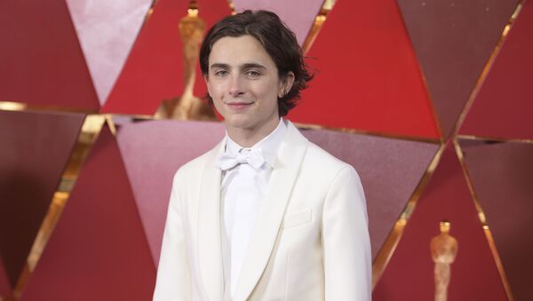 Diễn viên Mỹ gốc Pháp Timothée Chalamet. - Sputnik Việt Nam