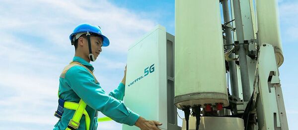Viettel đã hoàn thành tích hợp hạ tầng mạng lưới và phát sóng thử nghiệm trạm 5G đầu tiên tại Tp. Hồ Chí Minh - Sputnik Việt Nam