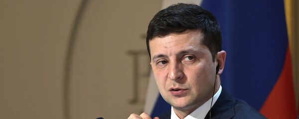 Vladimir Zelensky  (Bộ tứ Normandy 09/12/19) - Sputnik Việt Nam