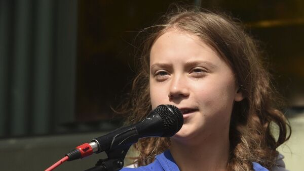 Nhà hoạt động sinh thái Thụy Điển Greta Thunberg - Sputnik Việt Nam