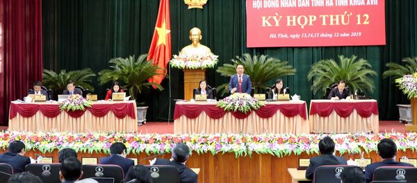 Kỳ họp thứ 12 Hội đồng nhân dân tỉnh Hà Tĩnh khóa XVII - Sputnik Việt Nam