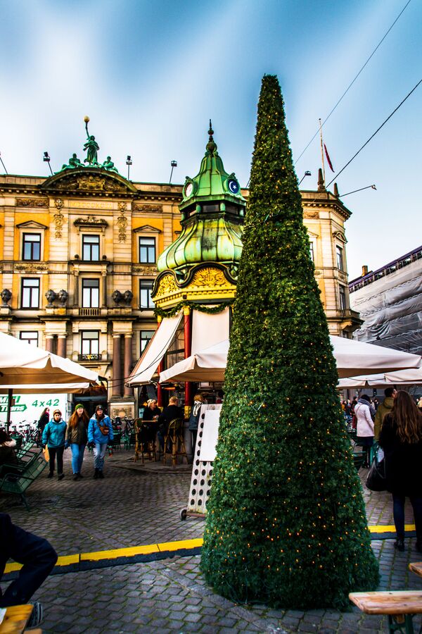 Phố trang trí Giáng sinh ở Copenhagen - Sputnik Việt Nam