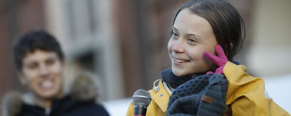 Nhà hoạt động môi trường Thụy Điển Greta Thunberg - Sputnik Việt Nam