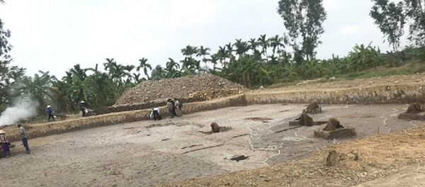 Nơi phát hiện ra các cọc gỗ liên quan đến trận đánh Bạch Đằng lần thứ 3 Nơi phát hiện ra các cọc gỗ liên quan đến trận đánh Bạch Đằng lần thứ 3 - Sputnik Việt Nam