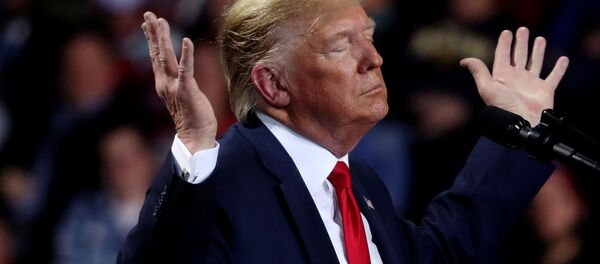 Tổng thống Donald Trump trong chiến dịch bầu cử ở Battle Creek, Michigan, Hoa Kỳ Tổng thống Donald Trump trong chiến dịch bầu cử ở Battle Creek, Michigan, Hoa Kỳ - Sputnik Việt Nam