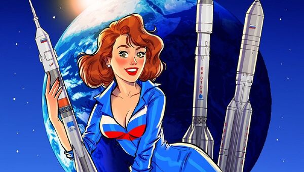 Bộ lịch pin-up năm 2020 của Roscosmos: Let`s go to space - Sputnik Việt Nam