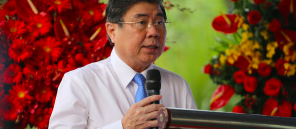 Chủ tịch UBND TP.HCM Nguyễn Thành Phong nhấn mạnh dự án xử lý chất thải rắn công nghiệp và nguy hại rất cần thiết và kịp thời trong giai đoạn hiện này. - Sputnik Việt Nam