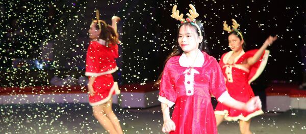 Lễ hội Năm mới do Trung tâm Khoa học và Văn hóa Nga tại Hà Nội tổ chức tại Rạp xiếc Trung ương Hà Nội - Sputnik Việt Nam