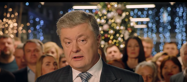 Truyền hình Ukraina phát lời chúc mừng Năm Mới của Poroshenko - Sputnik Việt Nam
