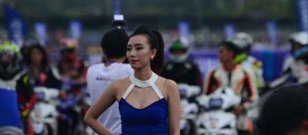 Thiết bị bay không người lái được sử dụng tại một sự kiện ở tỉnh Bình Dương - Sputnik Việt Nam