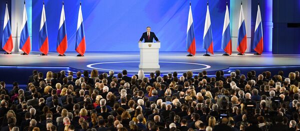 Thông điệp của Vladimir Putin gửi Hội đồng Liên bang. - Sputnik Việt Nam