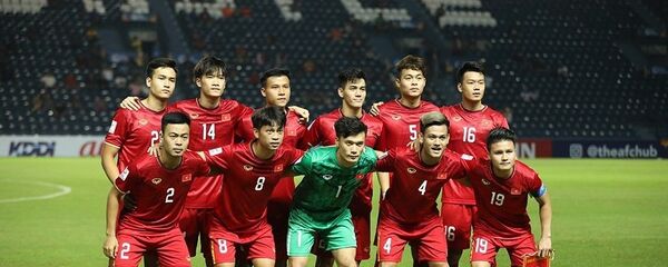 Đội hình ra sân của U23 Việt Nam. - Sputnik Việt Nam