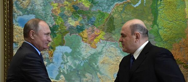 Tổng thống LB Nga Vladimir Putin và Thủ tướng Mikhail Mishustin Tổng thống LB Nga Vladimir Putin và Thủ tướng Mikhail Mishustin - Sputnik Việt Nam