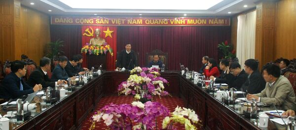 Đoàn công tác của Bộ NN và PTNT làm việc với lãnh đạo tỉnh và các sở, ban, ngành của tỉnh Bắc Kạn. - Sputnik Việt Nam